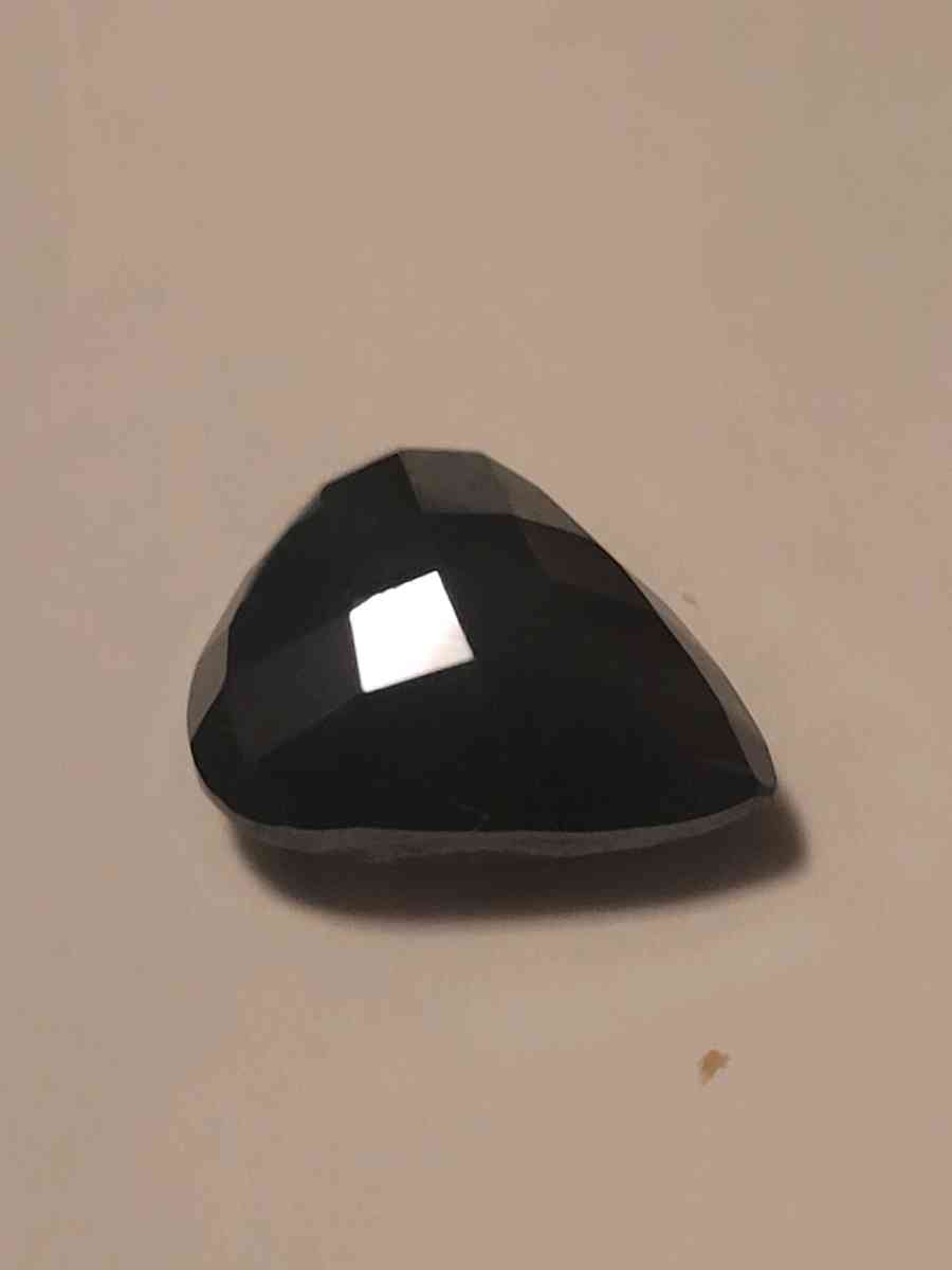 a nicely cut pearshaped black diamond - Fort Worth, Texas