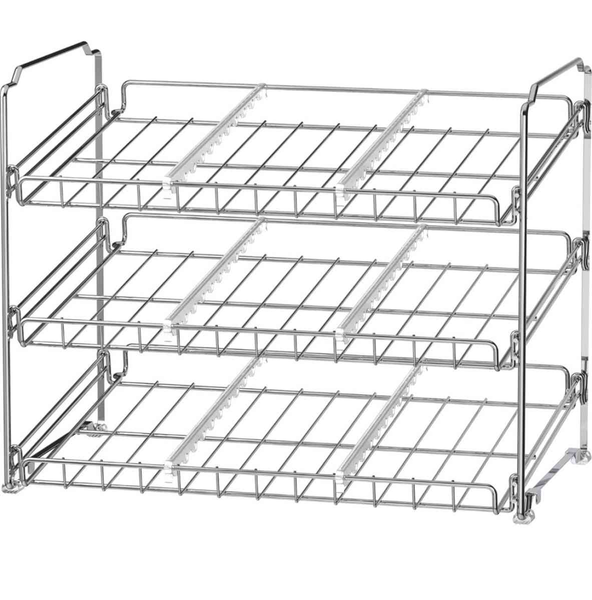 Chrome Stackable Wire Rack - North Providence, Rhode Island - FleaMarketBay