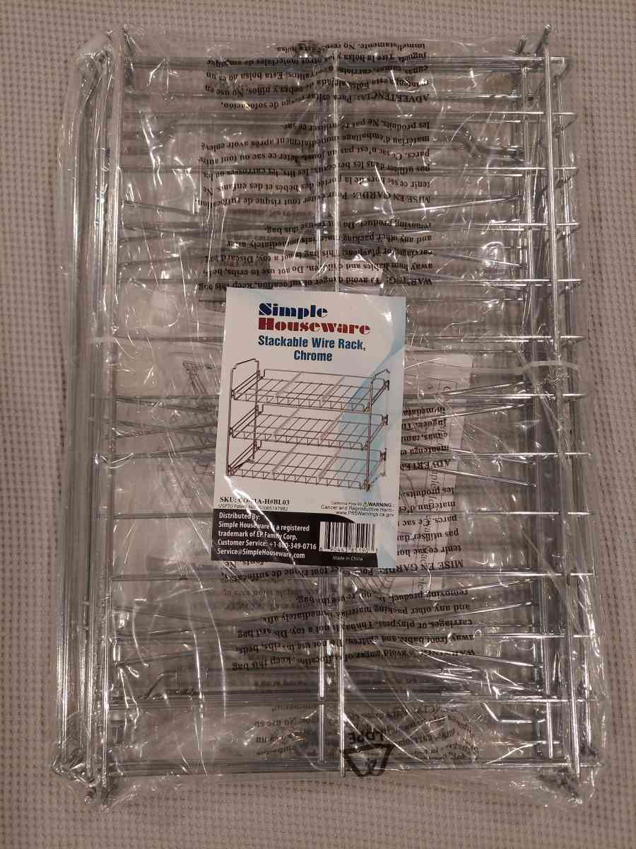 Chrome Stackable Wire Rack