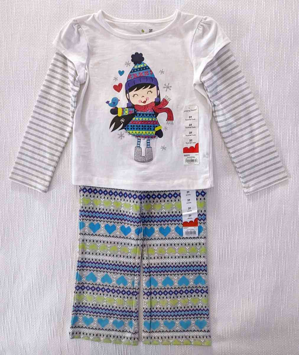 3 pcs Mix and Match Girl Pants Set - Staten Island, New York - FleaMarketBay