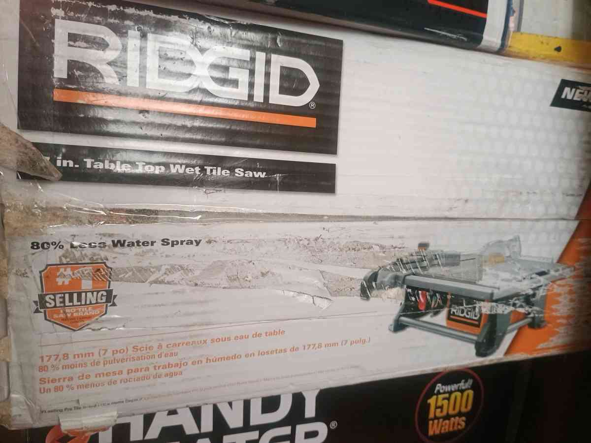 Ridgid Saw Wood Chipper Shredder Wet Table Say - Adelanto, California - FleaMarketBay