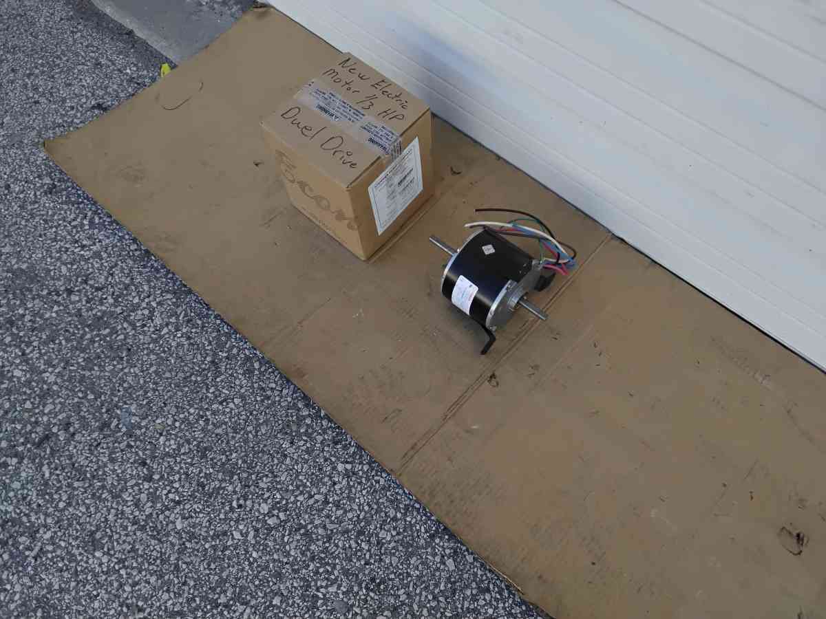 MEBSA IND 12 HP Electric Motor Dual Shaft Brand New - Williamstown, New Jersey - FleaMarketBay