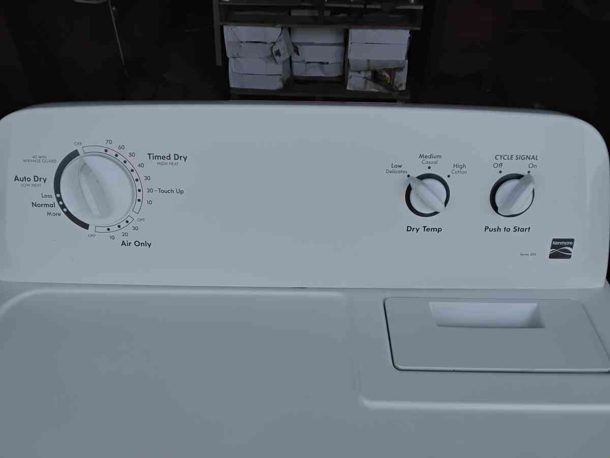Nice White Sears Kenmore Heavy Duty Electric Dryer Like New - Williamstown, New Jersey - FleaMarketBay
