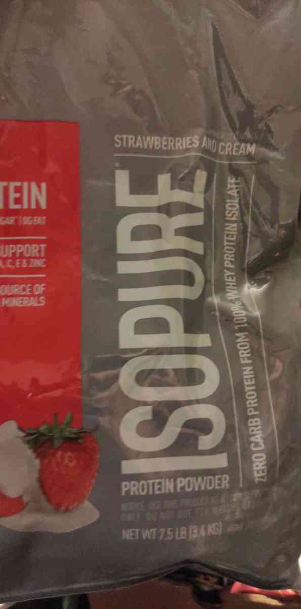 Isopure protein powder strawberries and cream - Warren, Ohio - FleaMarketBay