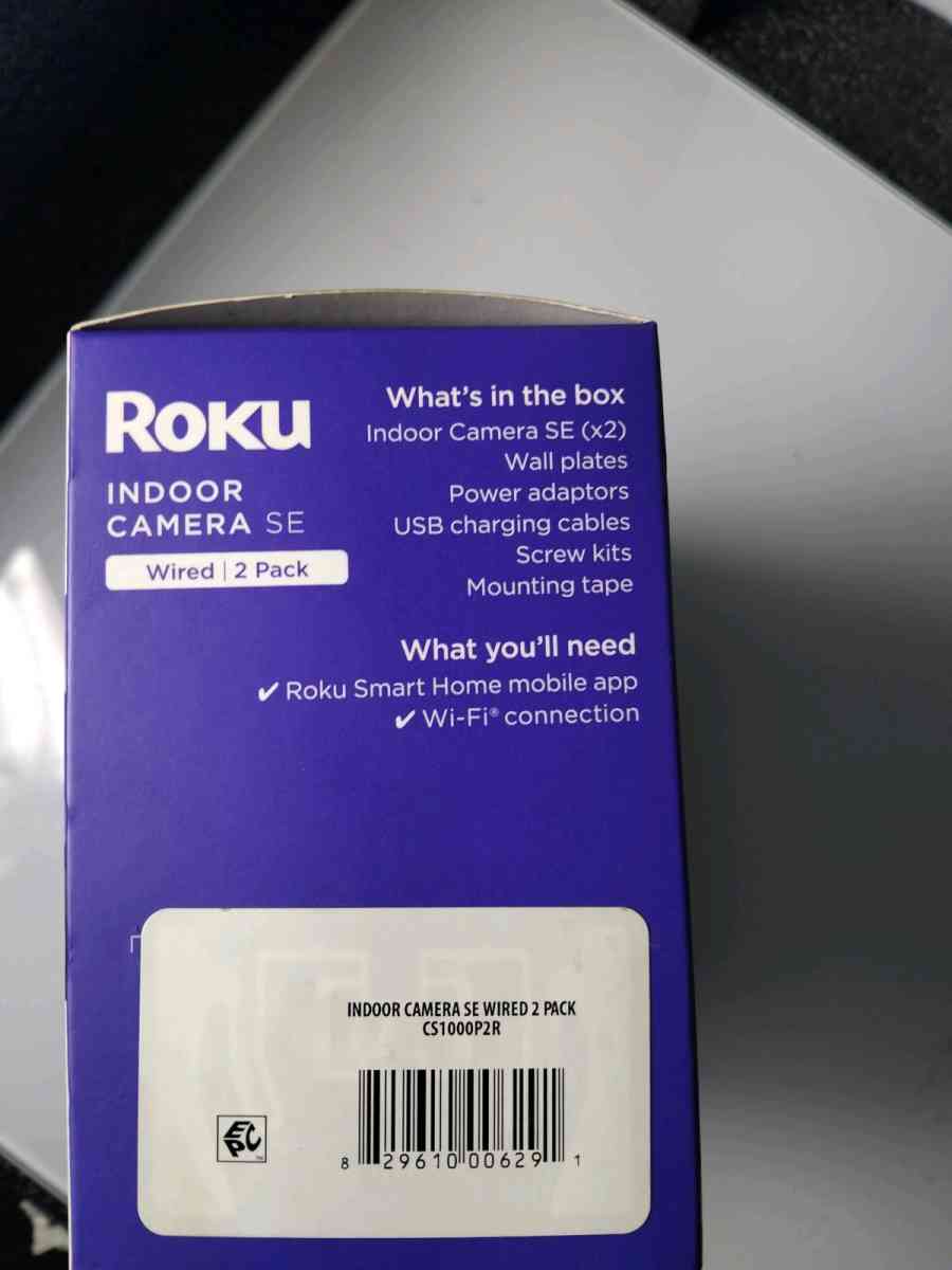 Roku Indoor Camera 2024  Home Security  2Pack  Wired Securit - Conway, Arkansas - FleaMarketBay