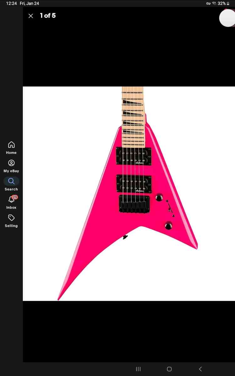 Jackson Electric guitar almost new Barbie Pink - Seattle, Washington - FleaMarketBay