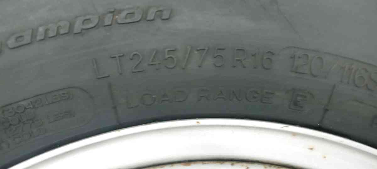 set of the 4 tires 24575R16 - Atherton, California - FleaMarketBay