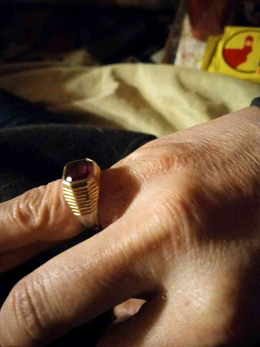 vintage ruby red ring - Rowlesburg, West Virginia