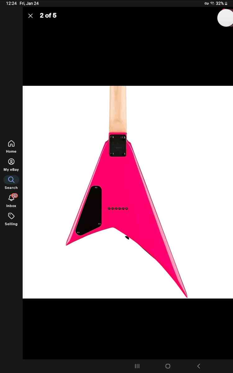 Jackson Electric guitar almost new Barbie Pink - Seattle, Washington - FleaMarketBay
