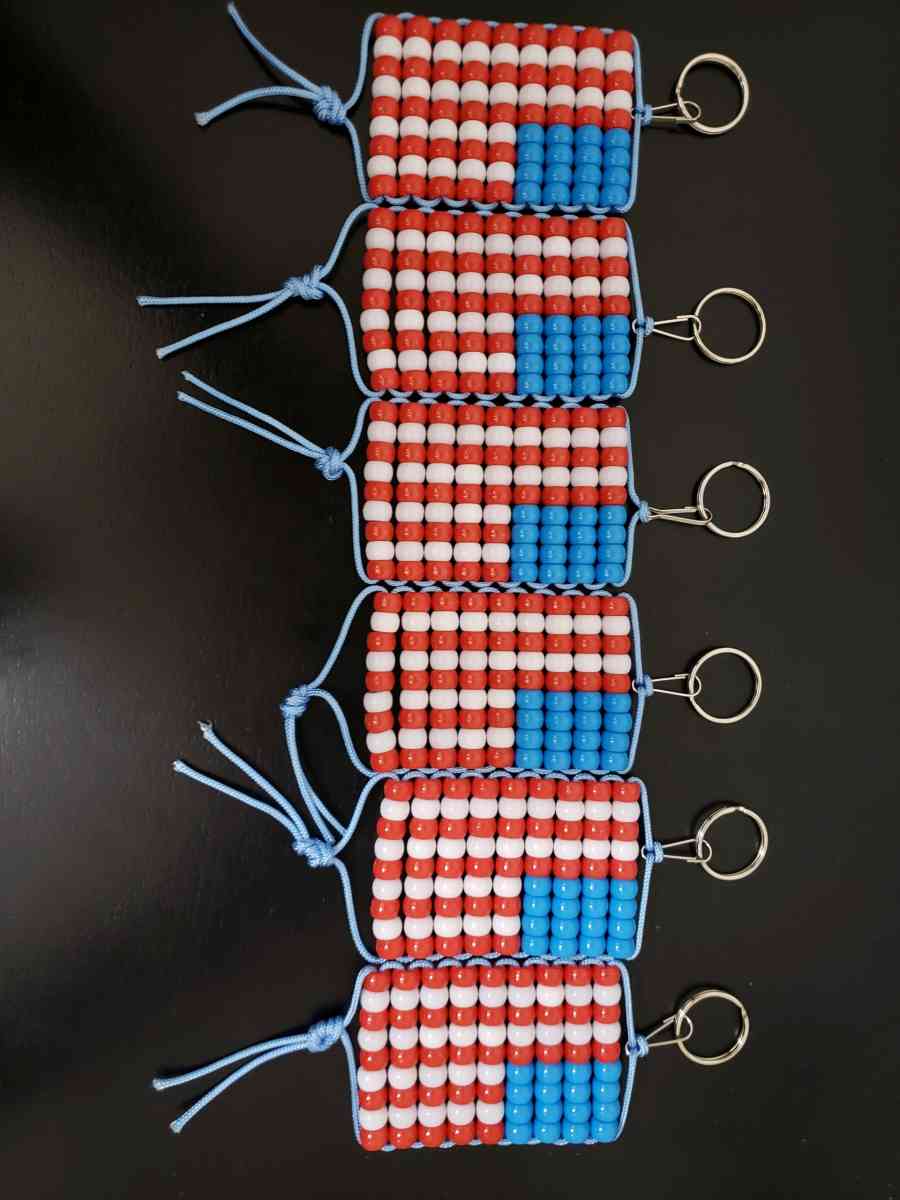 American Flags Keychains - Sacramento, California