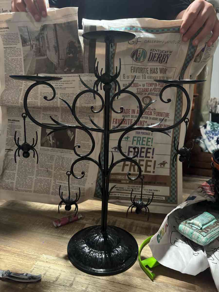 Double Halloween candle holder - Cameron, Texas - FleaMarketBay