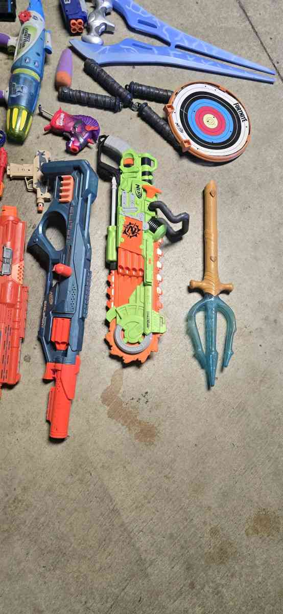 NERF GUNS EVERYTHING YOU SEE FOR 50 - Fontana, California - FleaMarketBay