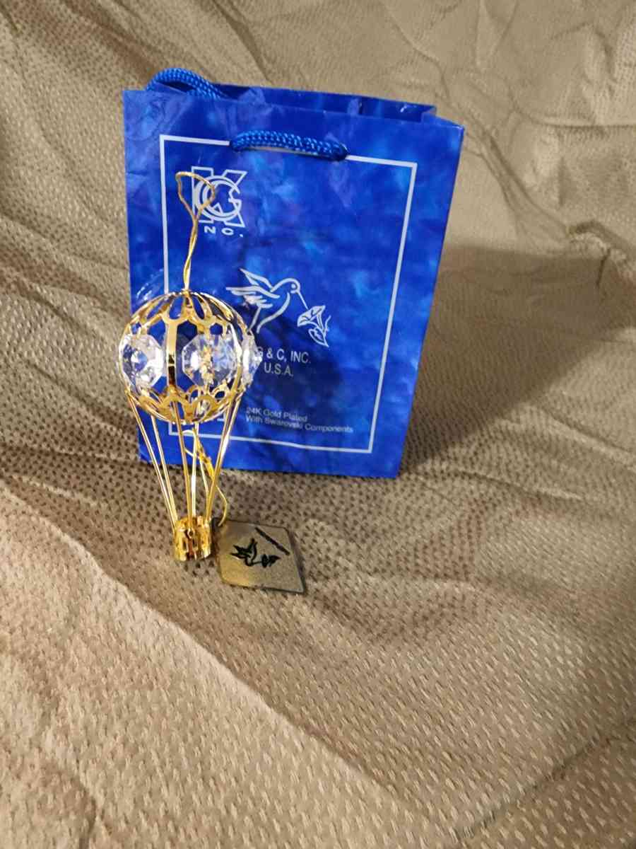 Crystal gold Plated ornaments - Knoxville, Tennessee - FleaMarketBay