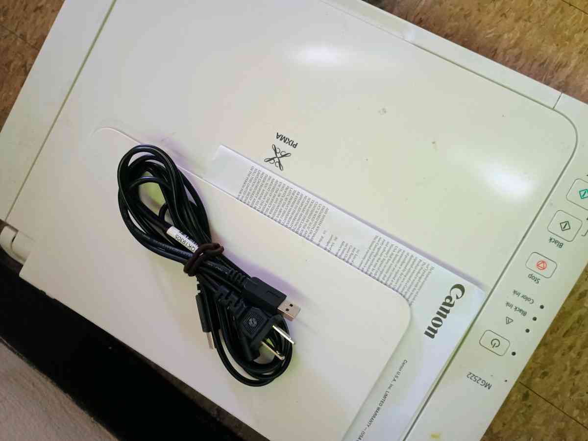 Canon PIXMA MG2522 Printer w cords - Lakeland, Georgia - FleaMarketBay