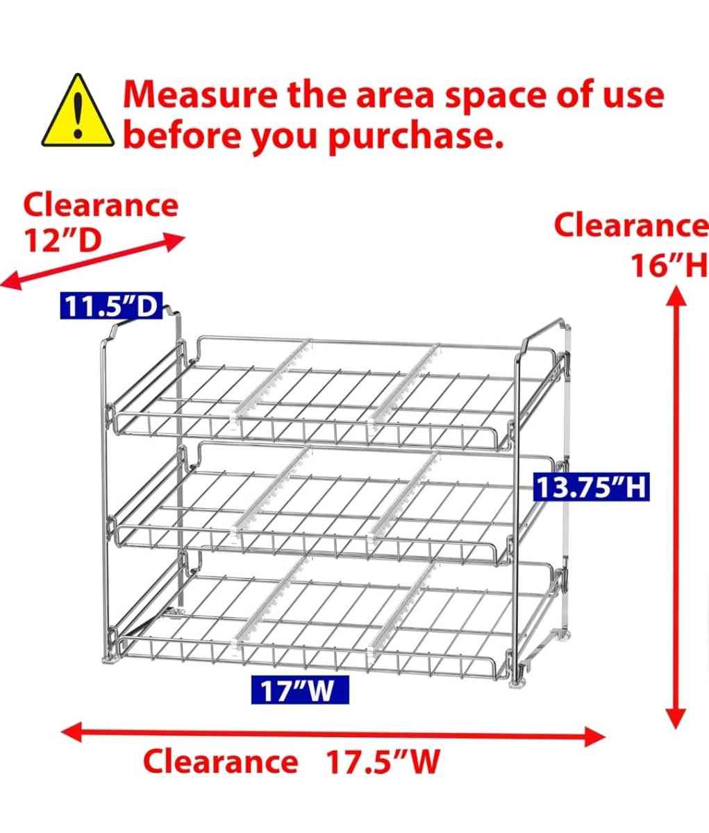 Chrome Stackable Wire Rack - North Providence, Rhode Island - FleaMarketBay