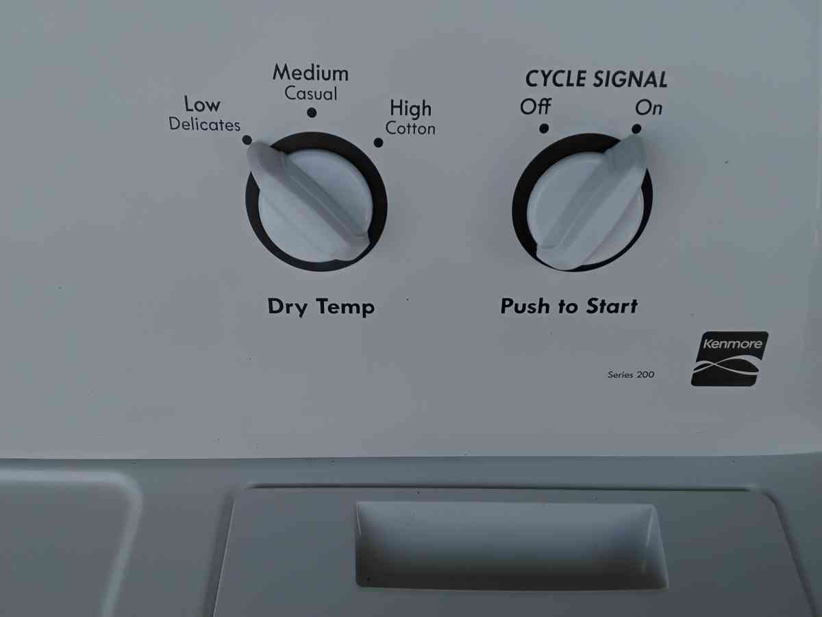 Nice White Sears Kenmore Heavy Duty Electric Dryer Like New - Williamstown, New Jersey - FleaMarketBay