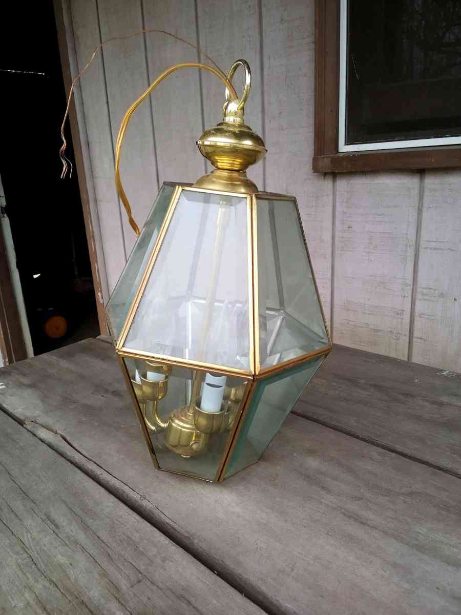 Vintage Brass Hanging Light - Walton, Kentucky
