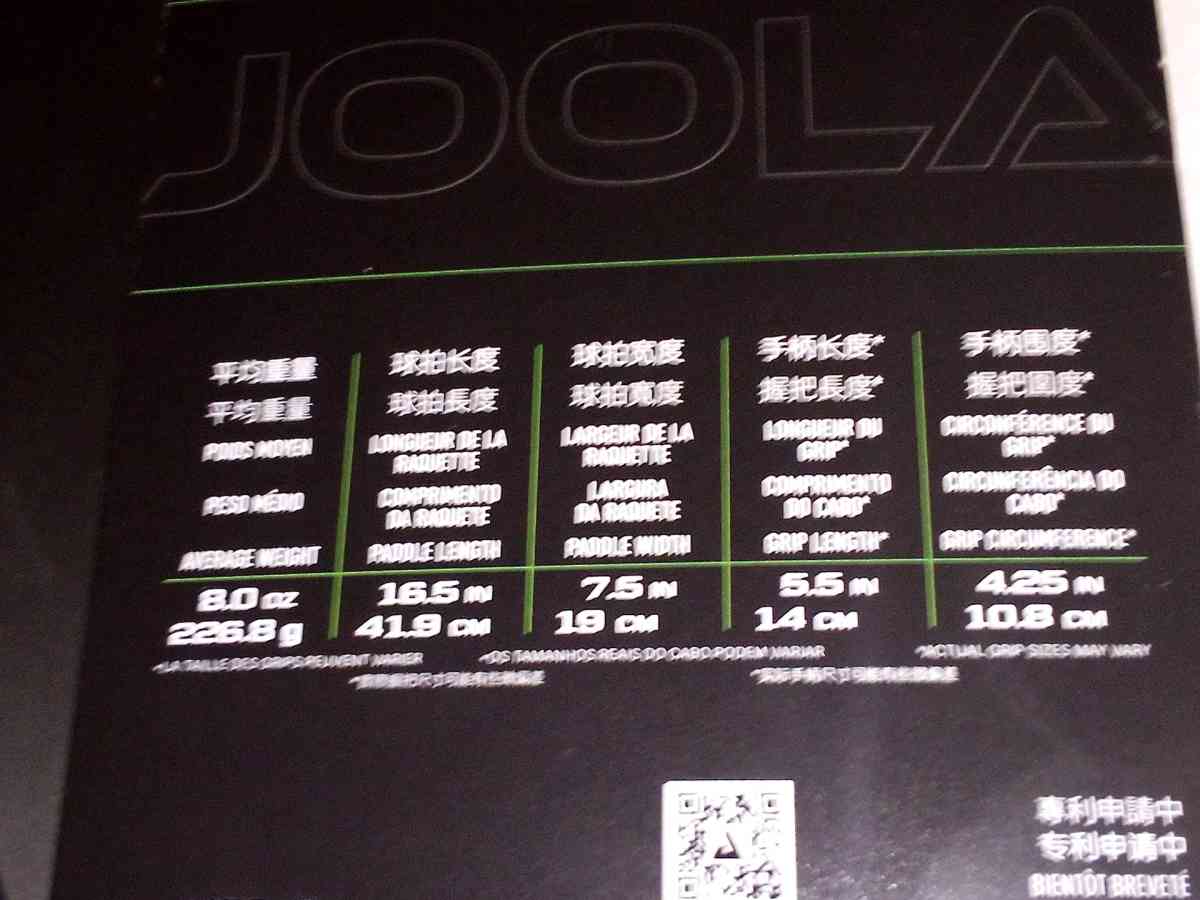 joola Hyperion 3s pickleball paddle - Stanwood, Washington - FleaMarketBay