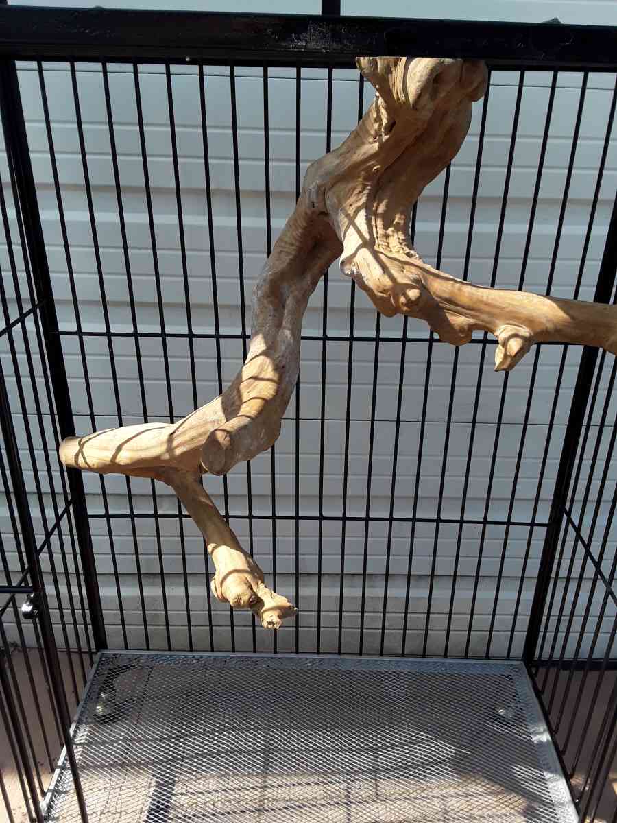 Large Black Bird Cage with Large Perch on Wheels Brand New - Williamstown, New Jersey - FleaMarketBay