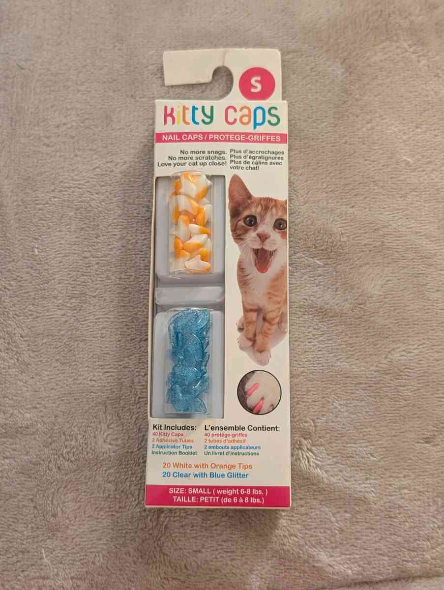 Kitty Caps nail caps for cats 40 total pieces - Ashtabula, Ohio