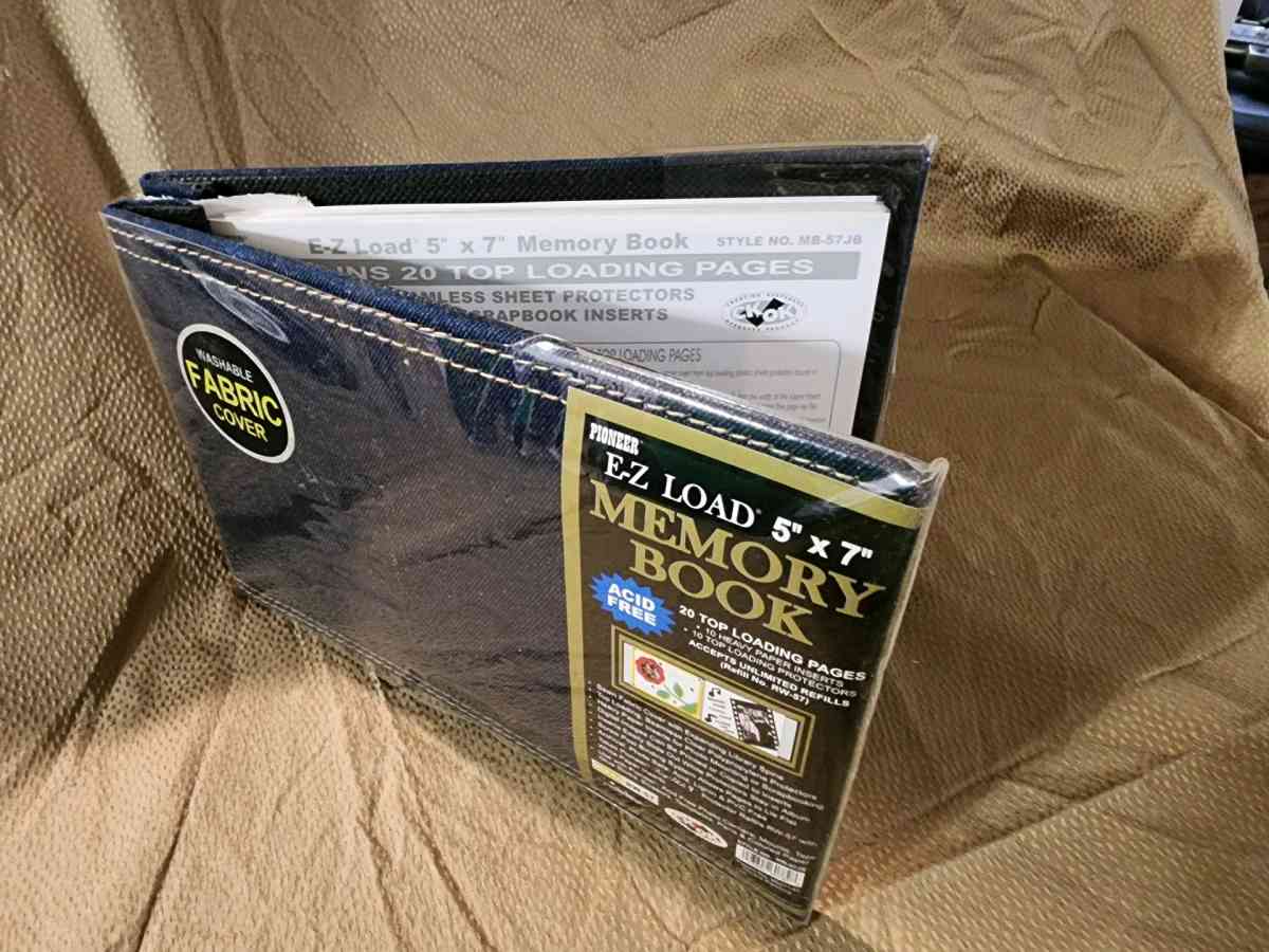 Denim covered memory book - Knoxville, Tennessee - FleaMarketBay