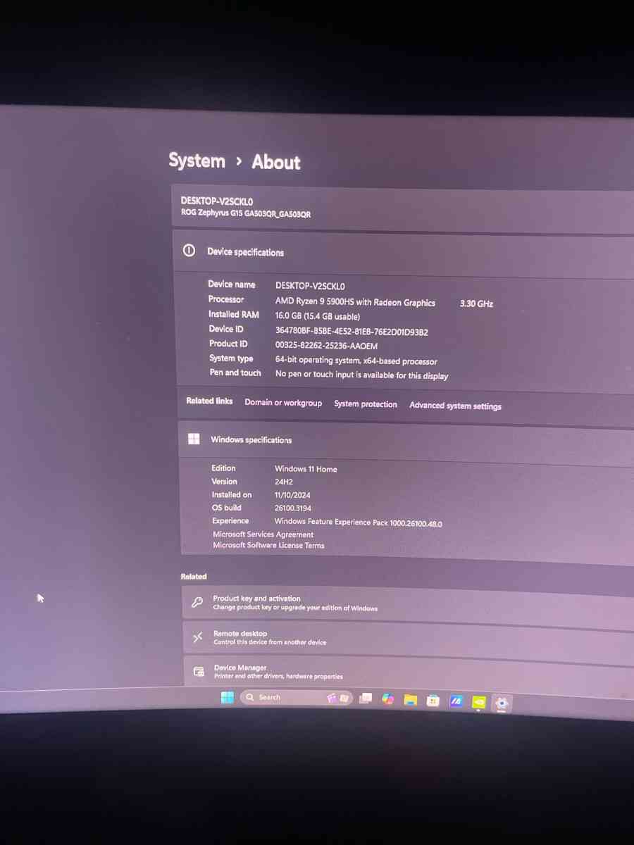 gaming laptop zephyrs g15 full setup - West Hartford, Connecticut - FleaMarketBay