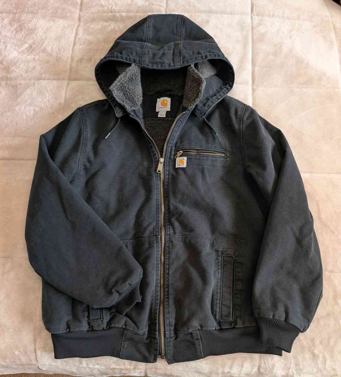 Carhartt Wildwood Jacket Sherpa Lined Womens XL Black