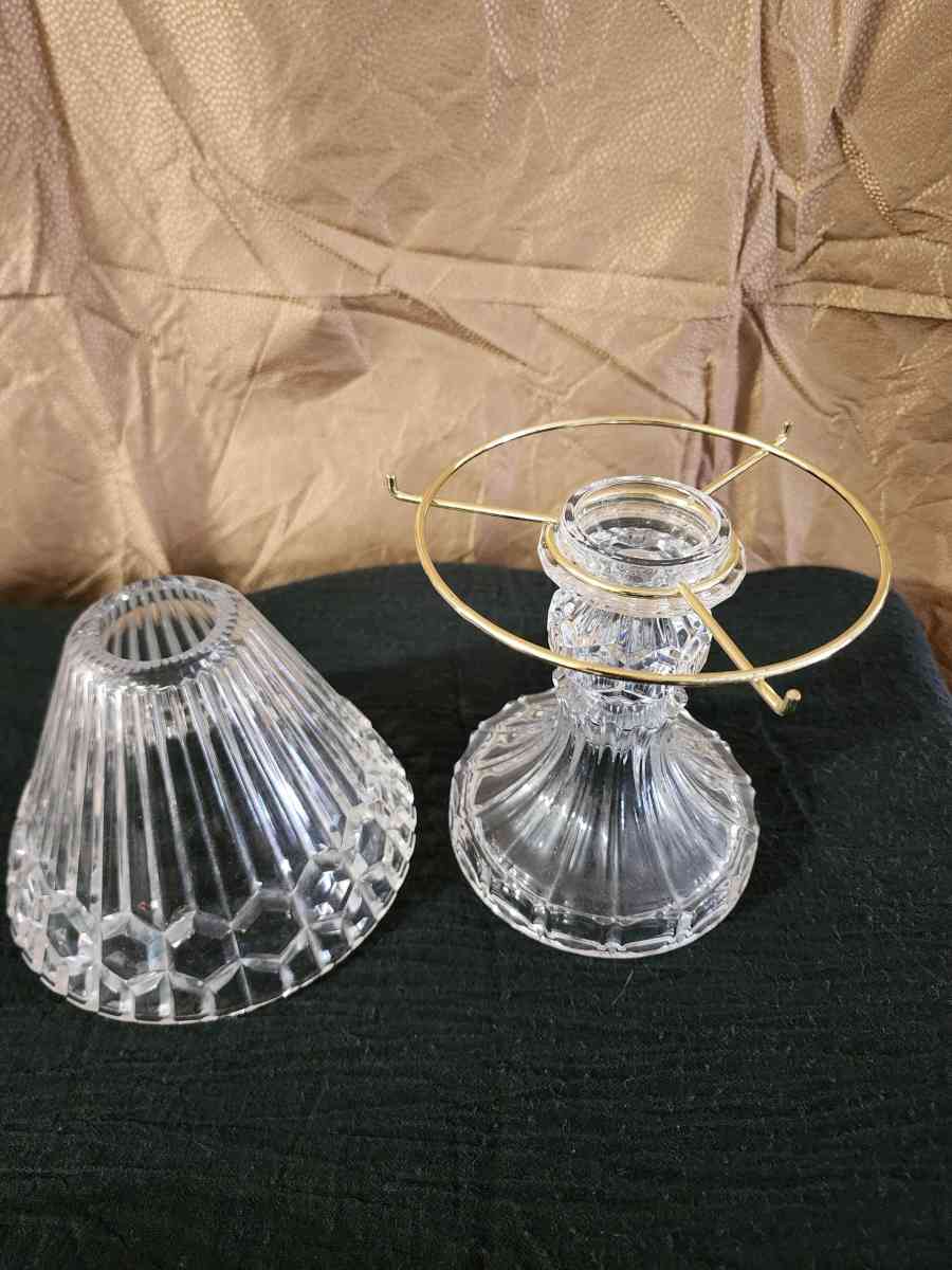 Crystal lamp tealight holder - Knoxville, Tennessee - FleaMarketBay