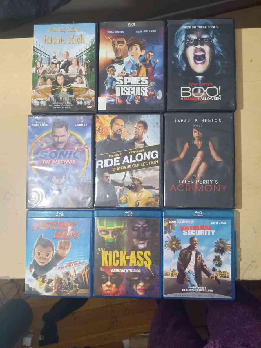 Used Blue Ray dvds - Charlotte, North Carolina - FleaMarketBay