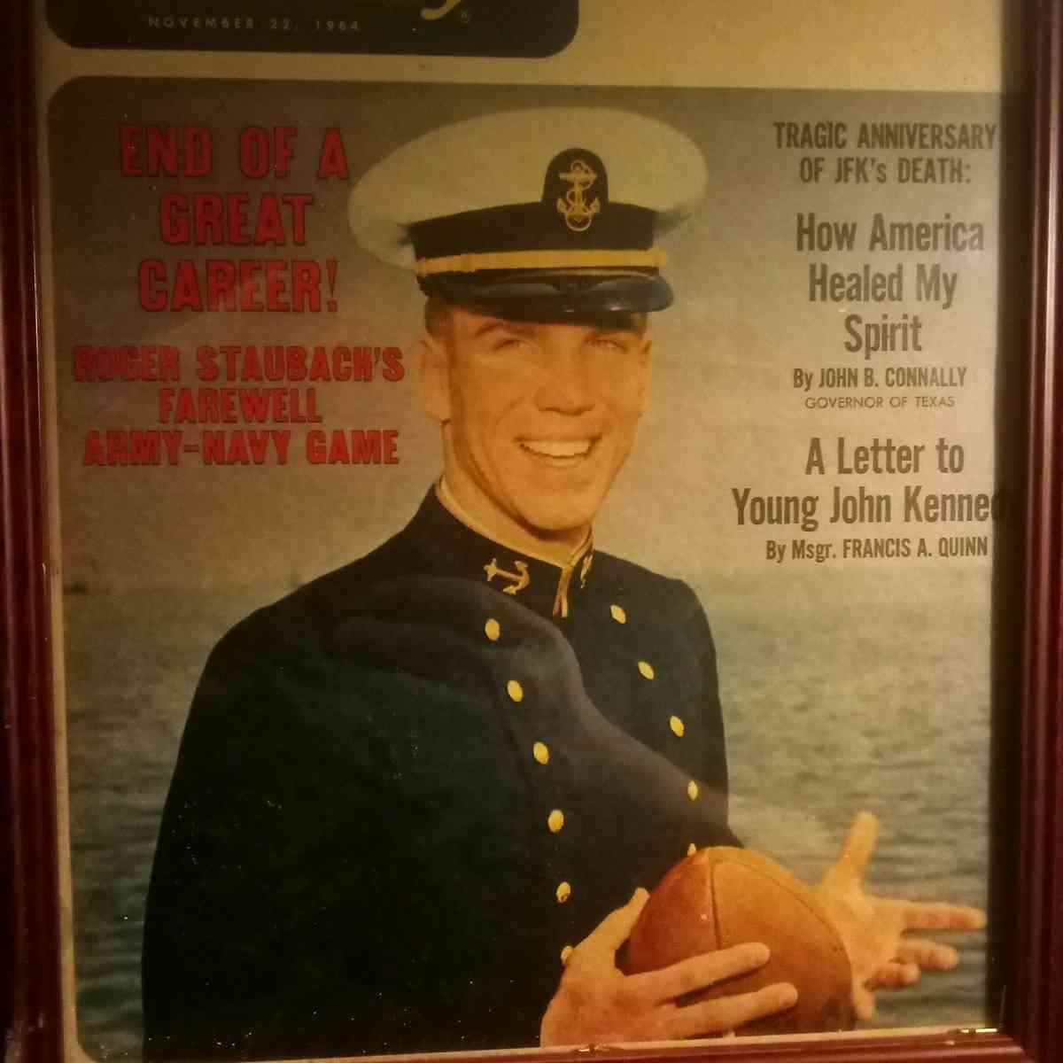 Very early Roger Staubach photo - Columbia, Pennsylvania