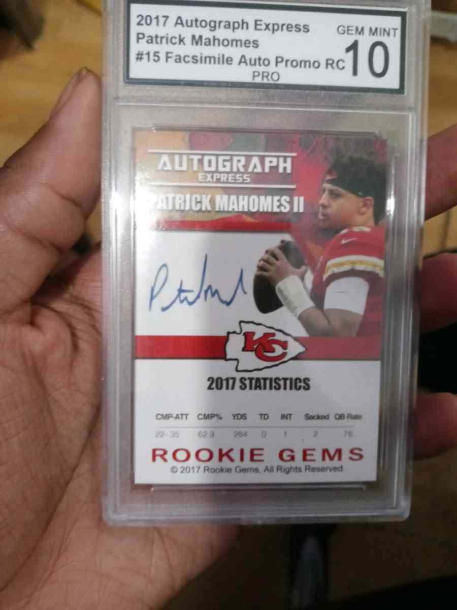 autograph express patrick mahomes 2 - New York, New York - FleaMarketBay
