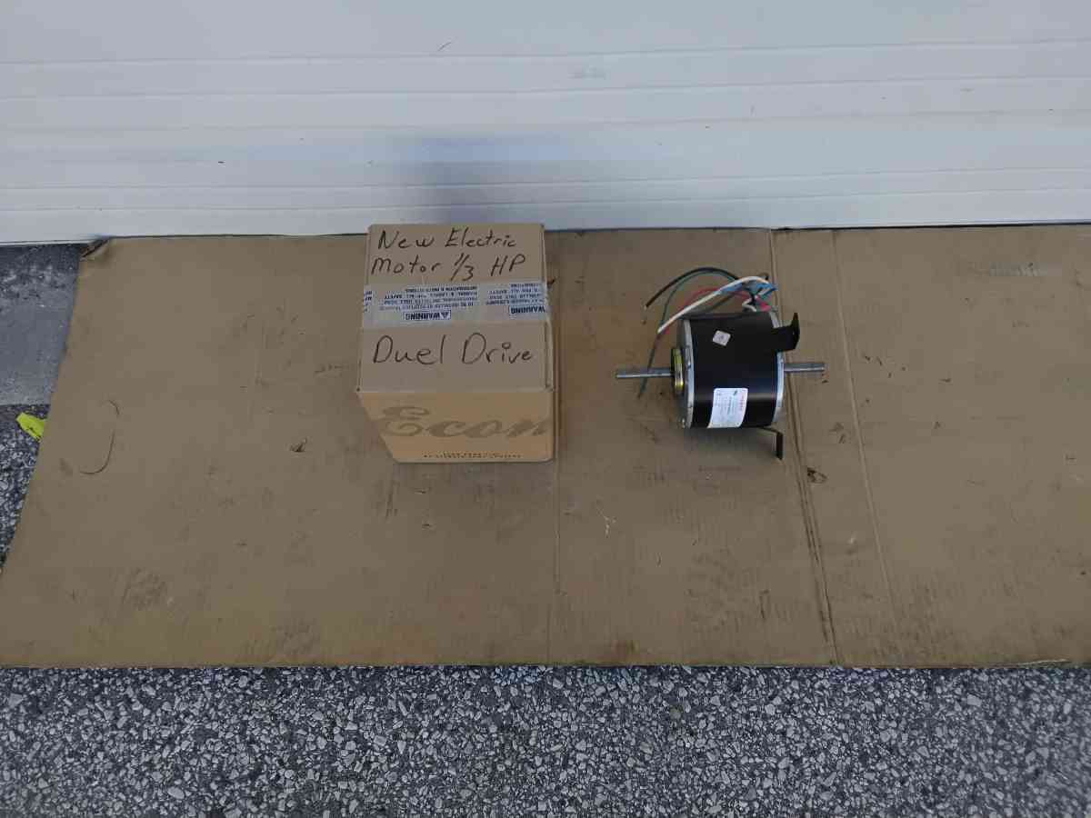 MEBSA IND 12 HP Electric Motor Dual Shaft Brand New - Williamstown, New Jersey