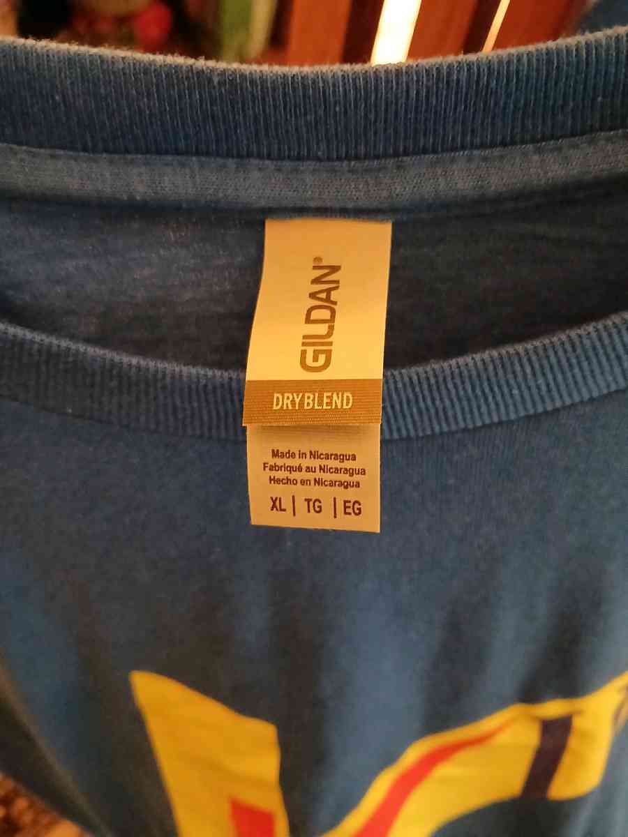 Vibe Music Blue T Shirts Size XL for Men - North Hollywood, California - FleaMarketBay