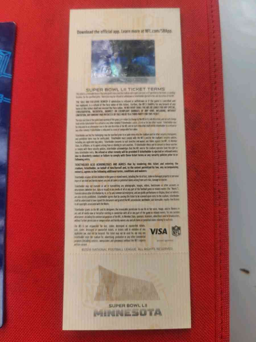 super bowl ticket - East Flat Rock, North Carolina