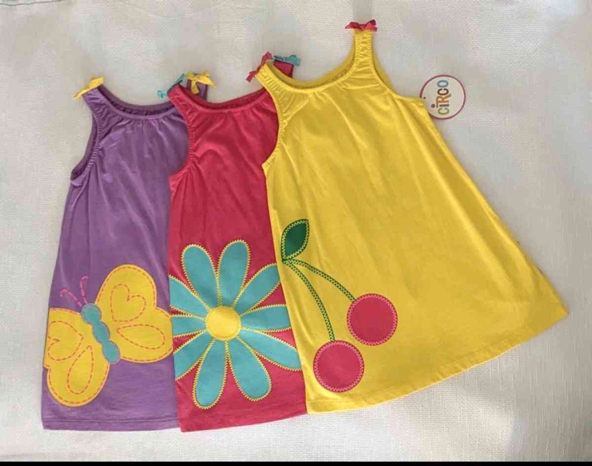Vibrant Girls Sleeveless Dress Trio - Staten Island, New York