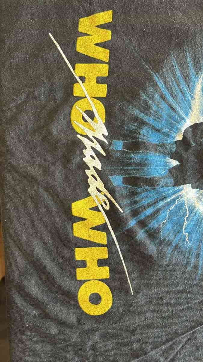 ACDC WHO MADE WHO TShirt - Henning, Minnesota - FleaMarketBay