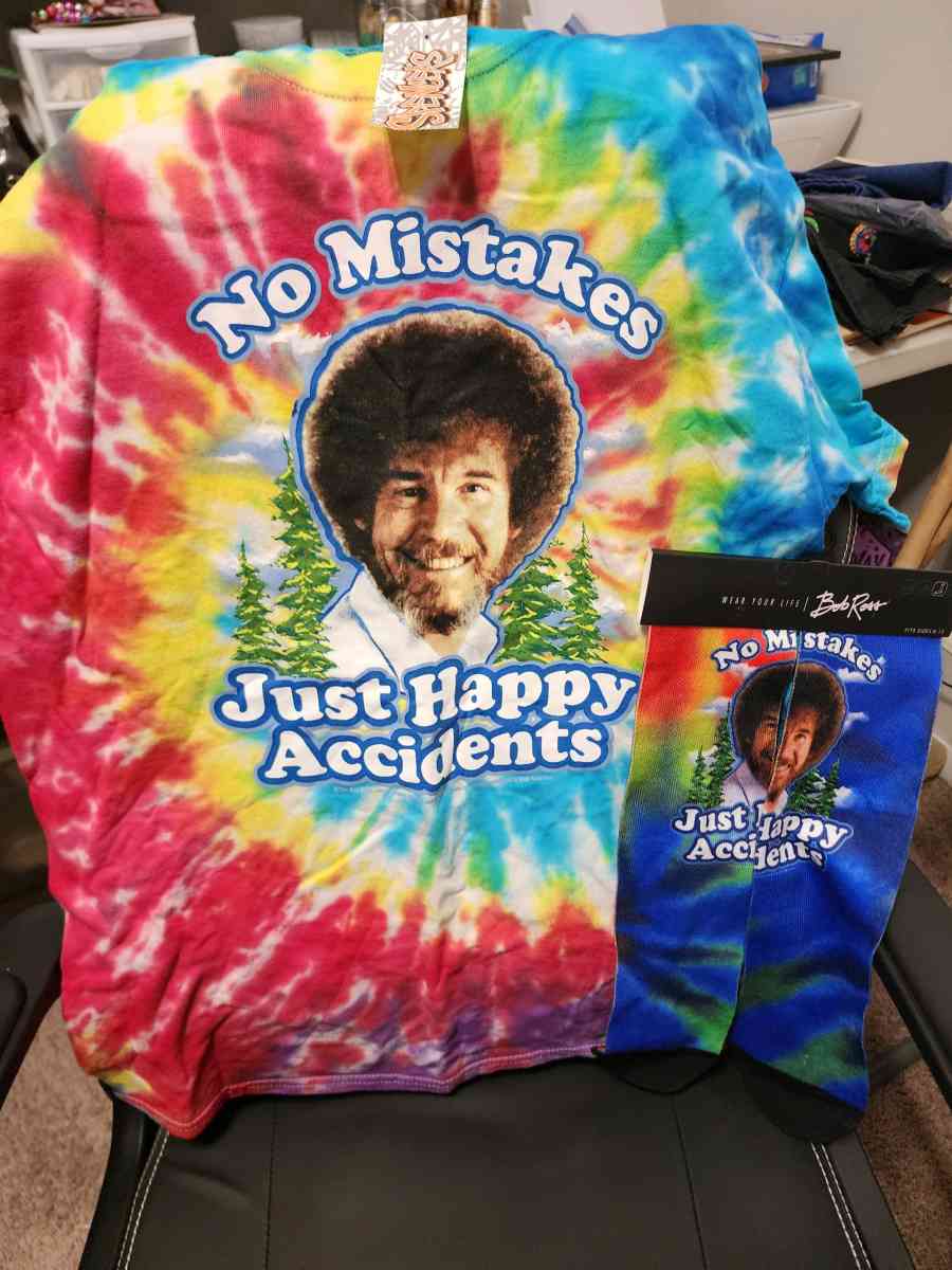 Bob Ross Tshirt and socks - Knoxville, Tennessee - FleaMarketBay