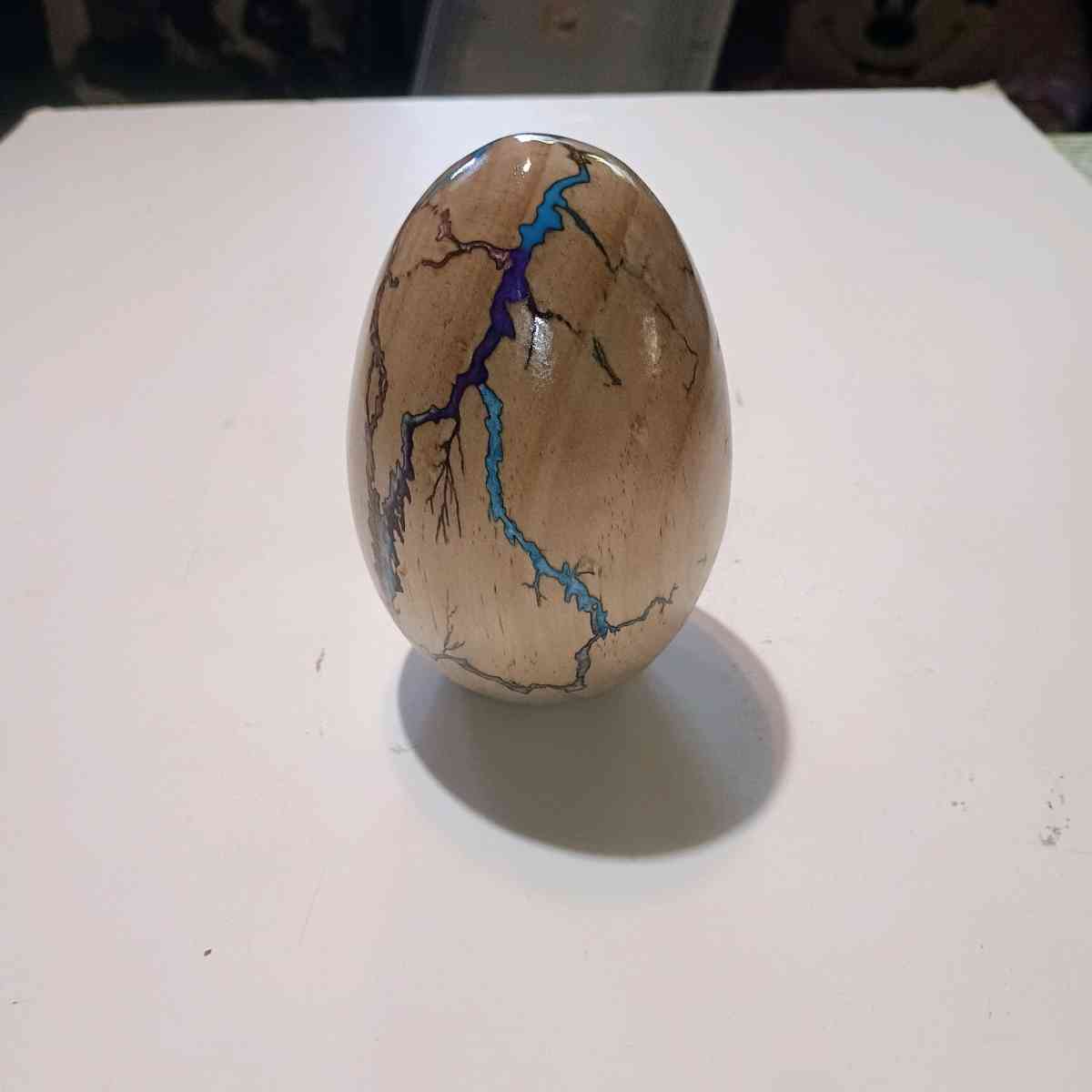 Egg Lichtenberg Fractal Burn Easter - Clearwater, Kansas - FleaMarketBay