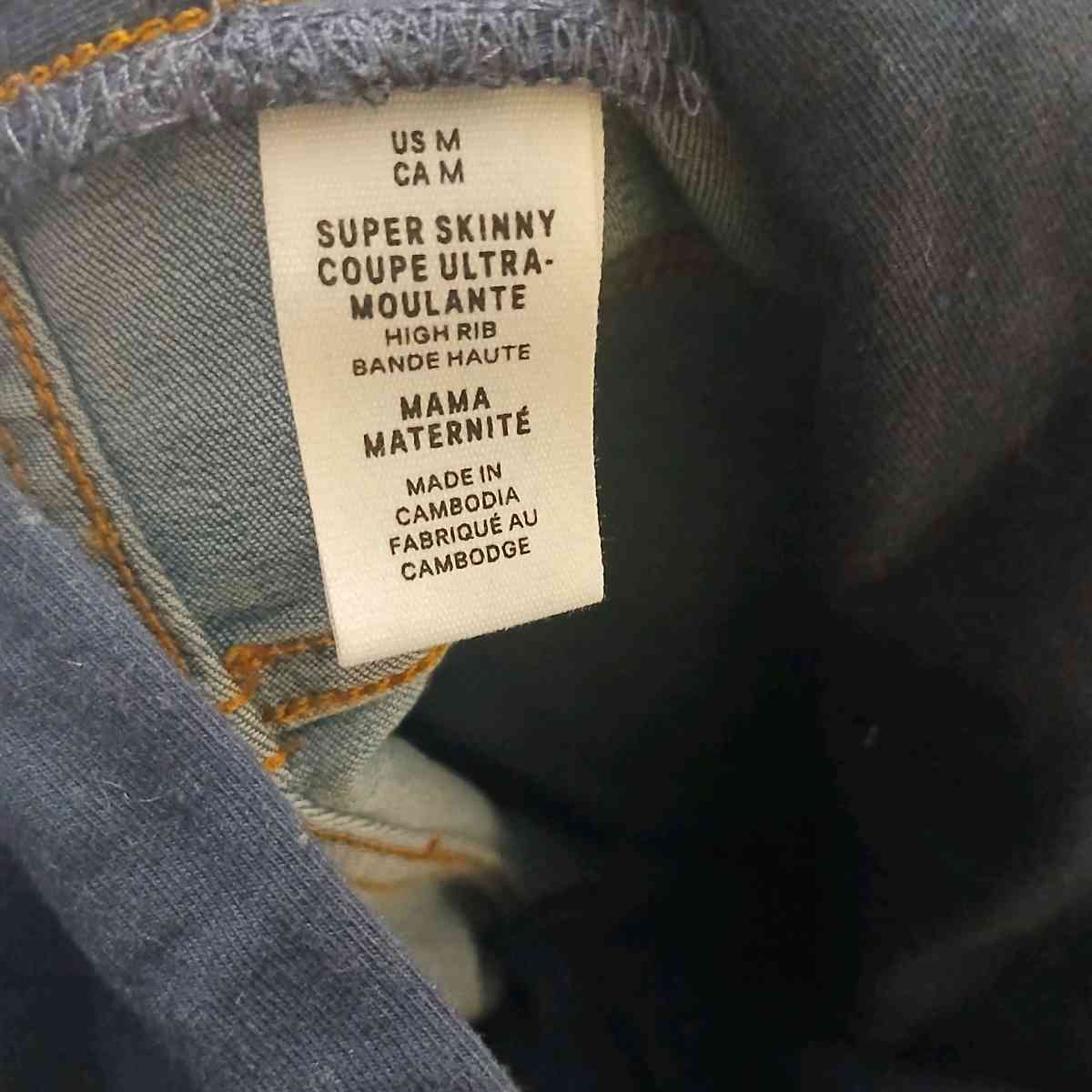 Mama Super Skinny Jeans Size M - Indianapolis, Indiana - FleaMarketBay