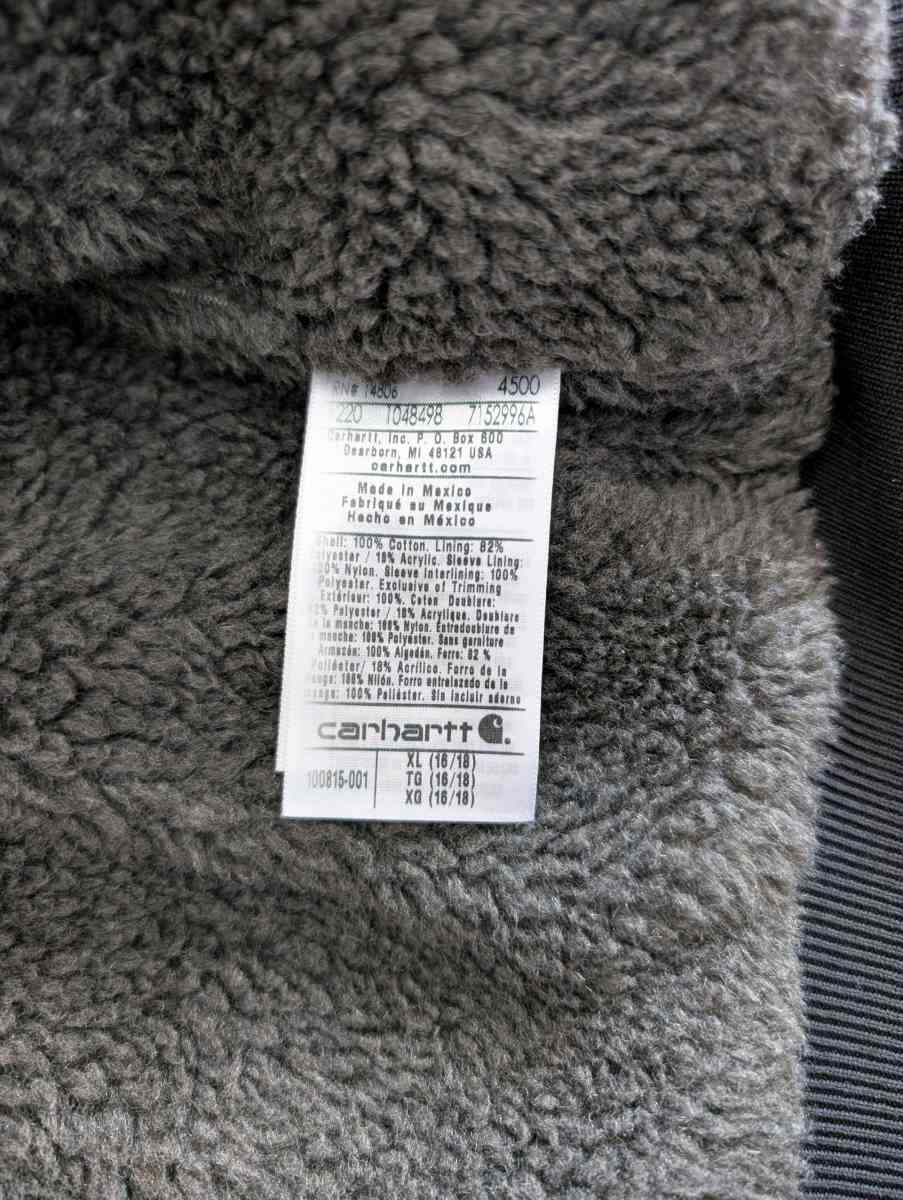 Carhartt Wildwood Jacket Sherpa Lined Womens XL Black - Ashtabula, Ohio - FleaMarketBay