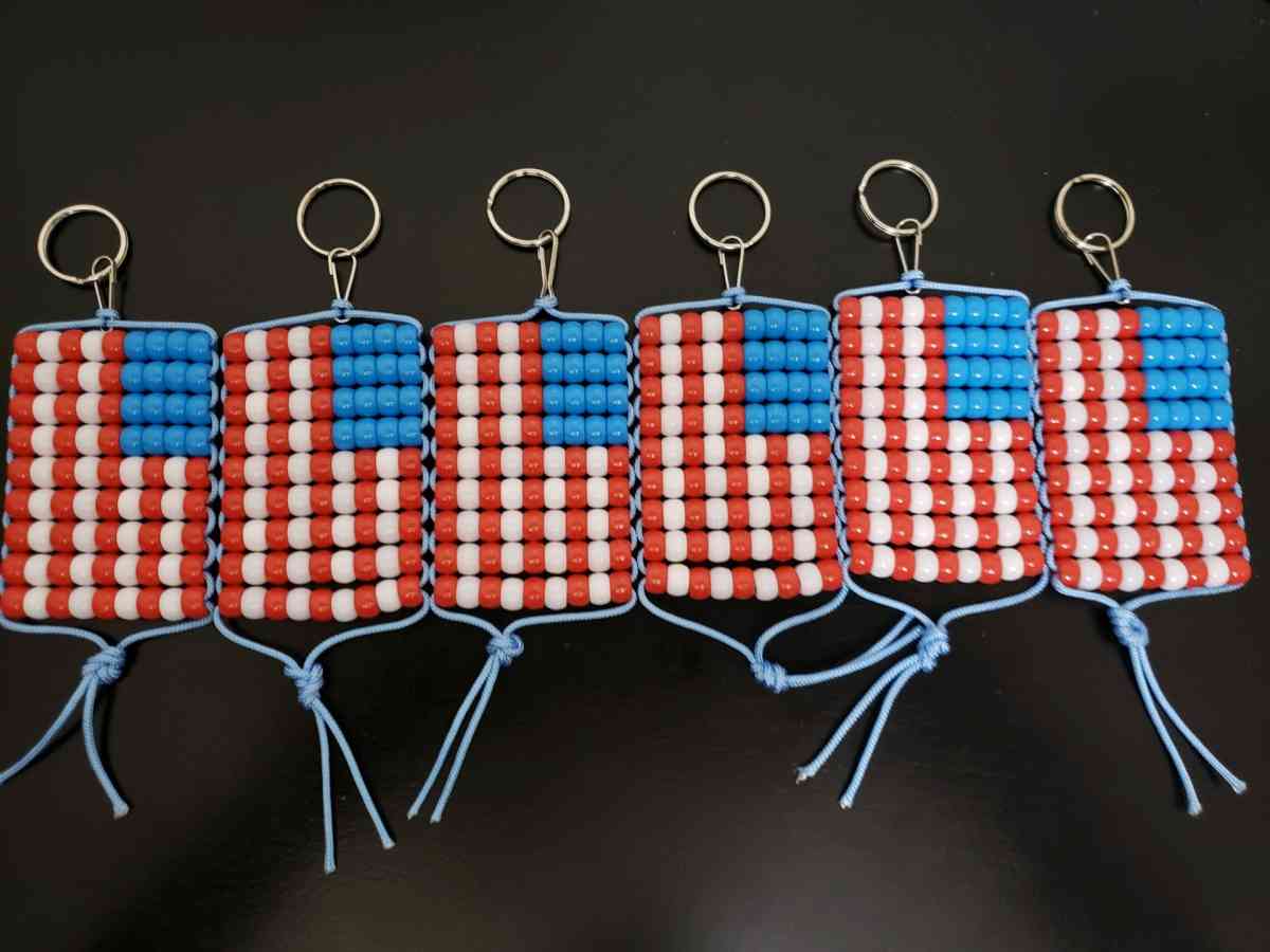 American Flags Keychains - Sacramento, California - FleaMarketBay