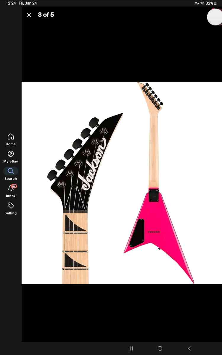 Jackson Electric guitar almost new Barbie Pink - Seattle, Washington - FleaMarketBay