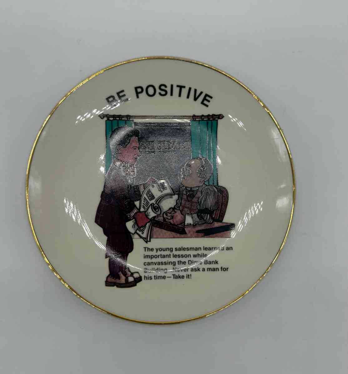 The W Clement Stone Signature Collection BE POSITIVE Plate - Mount Washington, Kentucky