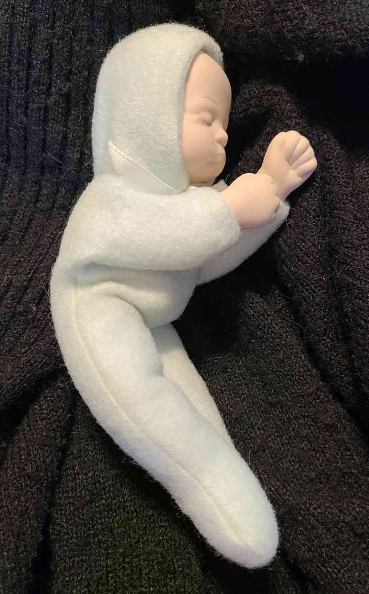 1980 OOAK Vintage SoftBody 7 Porcelain Sleeping Baby Doll  R - Akron, Ohio - FleaMarketBay