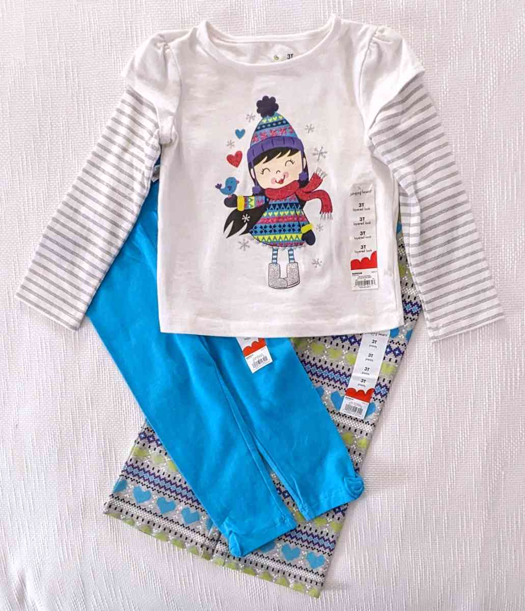 3 pcs Mix and Match Girl Pants Set - Staten Island, New York