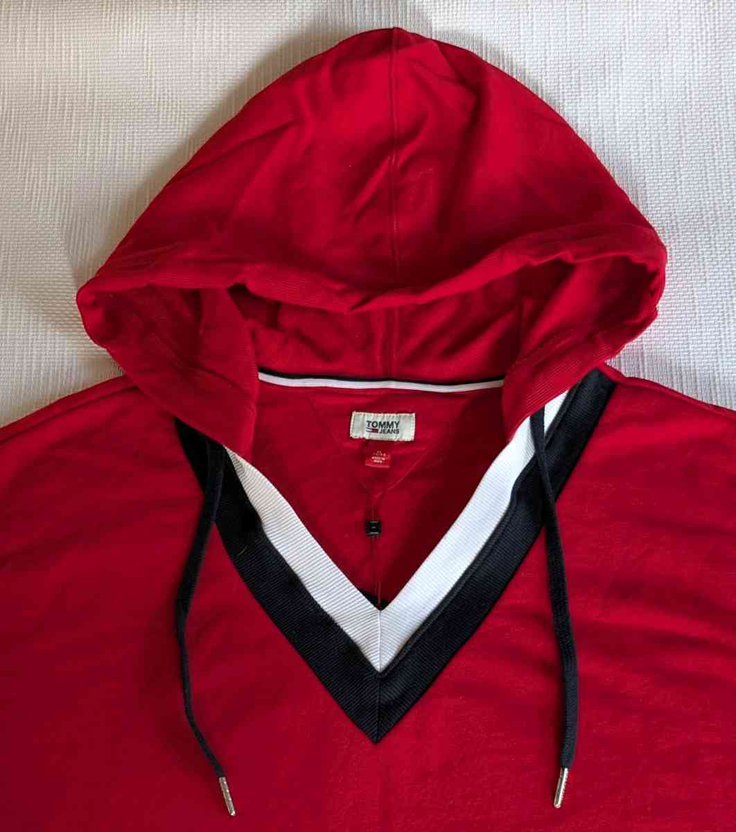 Tommy Hilfiger Tommy Jeans Womens Hooded Sweatshirt Dress - Staten Island, New York - FleaMarketBay