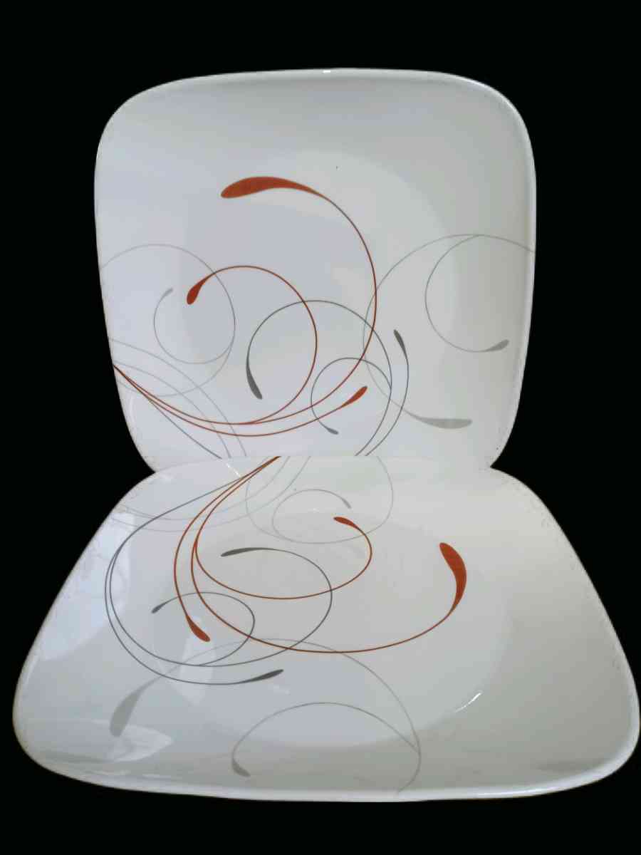 Set of 2 Corelle VITRELLE Splendor Square Luncheon 9 Plates - Roanoke, Virginia