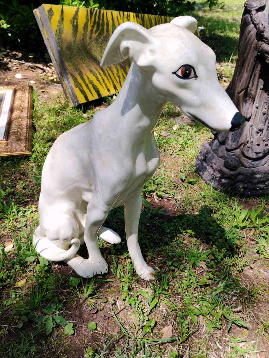 Ceramic Life Size Greyhound - Mableton, Georgia - FleaMarketBay