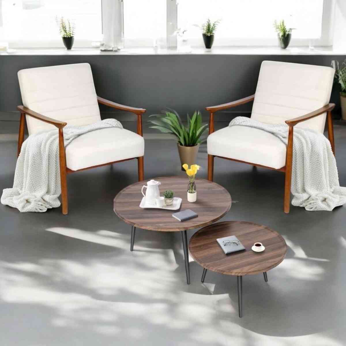 Brand New Never open boxWooden chairs Comfortable outdoor fu - Corona, California - FleaMarketBay