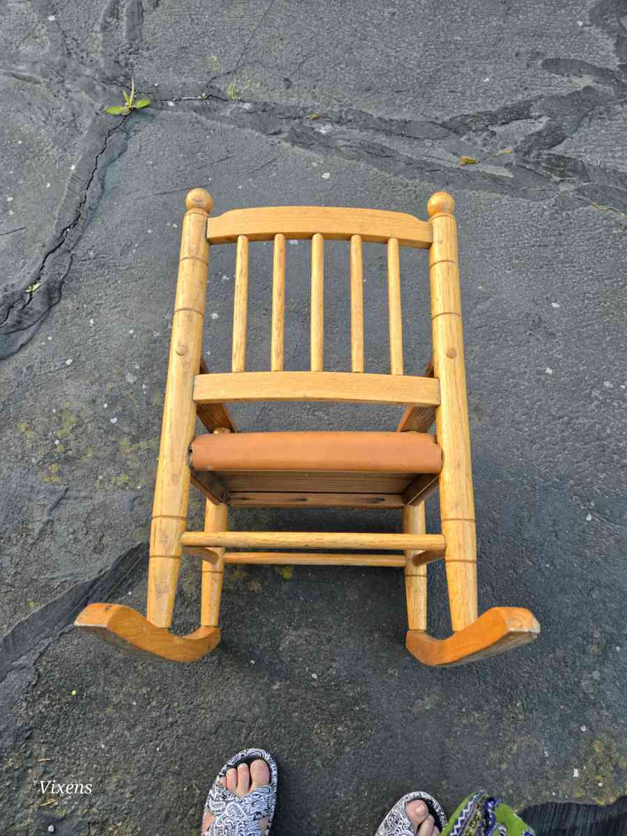 Vintage Childrens Rocking Chair - Ashland, Oregon - FleaMarketBay